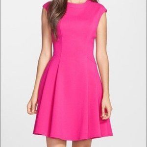 Cap Sleeve Fit & Flare Skater Dress